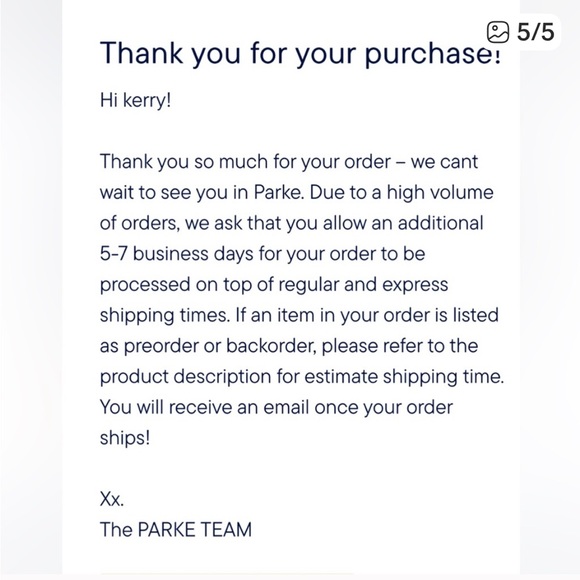 PARKE Navy Crewneck Sweatshirt. - Picture 3 of 6